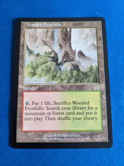 Wooded Foothills 1x MtG Onslaught SP/NM **See Pictures!** - Image 1