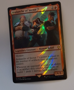 Avalanche of Sector 7 Surge FOIL NM FINAL FANTASY VII Magic the Gathering MTG - Image 1