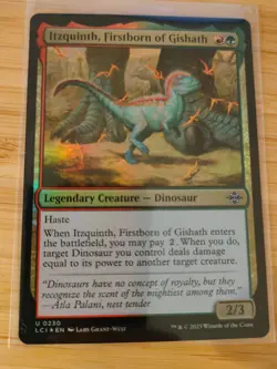MTG Itzquinth, Firstborn of Gishath (FOIL) 0230 Lost Caverns of Ixalan M/NM - Image 1
