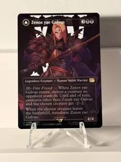 Zenos yae Galvus (Borderless) (Surge Foil) MTG FF NM Final Fantasy Magic - Image 1
