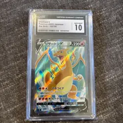 PSA 10 Charizard V SR 102/100 S9 Star Birth Pokemon Japanese Card 2022 Holo - Image 1