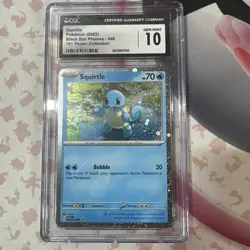 CGC 10 Swirled Up Squirtle - 048 (Cosmos Holo) Scarlet & Violet Promo Cards Holo - Image 1