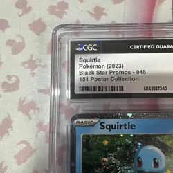 CGC 10 Swirled Up Squirtle - 048 (Cosmos Holo) Scarlet & Violet Promo Cards Holo - Image 2