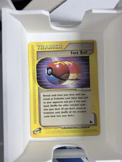 Pokemon Fast Ball Trainer Skyridge 124/144 Nintendo English Card - Image 1