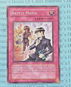 DP08-EN025 Battle Mania Rare Yu-Gi-Oh Card 1st Edition LP - Image 1