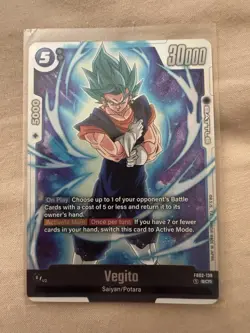 Dragon Ball Super Card Vegito Blazing Aura FB02-139 SCR - Image 1