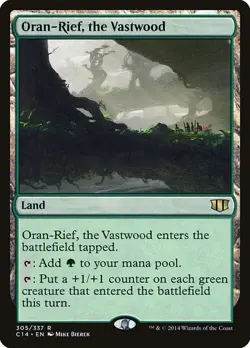 ORAN-RIEF, THE VASTWOOD (C14) Commander 2014 - MTG - LP - Image 1
