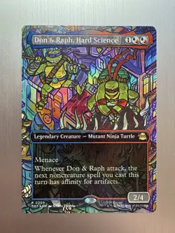 Don & Raph, Hard Science - 205 - MTG: Teenage Mutant Ninja Turtles - Foil - Image 1