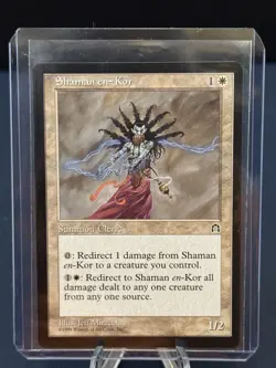 MTG - Magic The Gathering - Shaman En-Kor - Stronghold - NP/NM! - Image 3