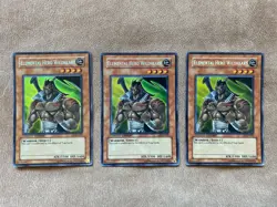3 Elemental Hero Wildheart (Moderately Played) ~ Ultra Secret ~ GSE-EN001 - Image 1