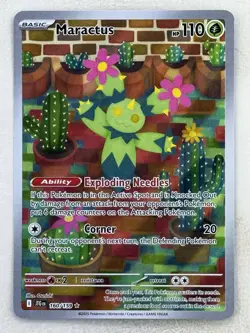 Maractus 2025 Pokemon SV: Journey Together Illustration Rare Foil #160/159 Card - Image 1