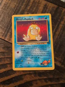 Pokemon TCG: Gym Challenge Misty's Psyduck (90/132) LP Card - Image 1