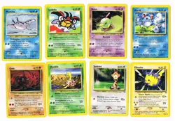 POKEMON TEAM NEO GENESIS ITALIAN SET bundle of 8 cards. (GTF#39) - Image 1