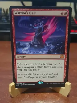 MTG: Warrior's Oath MYTHIC #130, DMG Double Masters 2022 Red Sorcery Card!! - Image 1