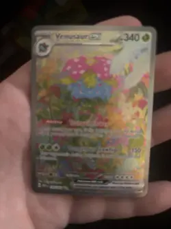 Pokemon TCG Venusaur EX Scarlet & Violet 151 Card 198/165 - Image 1