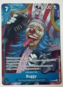 Buggy P-084 Promo Card | One Piece TCG: Blue Buggy English — NM - Image 1