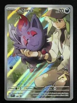 Pokemon TCG N's Zorua 189 SV: Scarlet & Violet Promo Cards Promo NM - Image 1