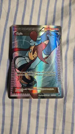 Pokemon TCG Skyla Breakpoint 122/122 Holo Full Art Ultra Rare Trainer Card - Image 1