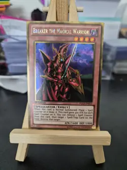 Breaker the Magical Warrior 1st Edition PGLD-EN052 Yu-Gi-Oh Card Near Mint LP - Image 1