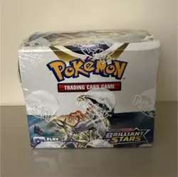 Pokemon Sword & Shield Brilliant Stars Booster Box 170 Cards Charizard Arceus - Image 1