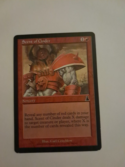 Scent of Cinder MP Book Promo Urza's Destiny MTG Magic the Gathering - Image 1