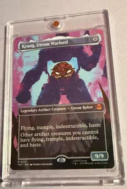 Magic the Gathering - Krang, Utrom Warlord Borderless - 0221 MYTHIC TMNT NM/M - Image 1