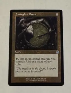 MTG Springleaf Drum - The Brothers' War Retro Artifacts LP - Image 1