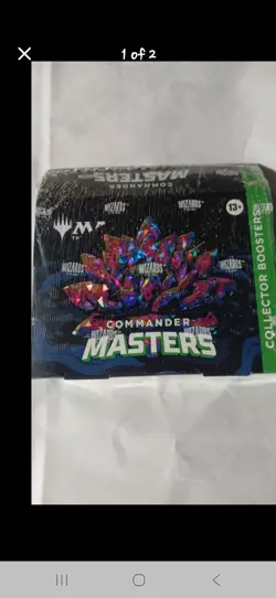 Wizards of the Coast Magic: The Gathering Commander Masters Box - 4 Packs 195166216683 - Image 1