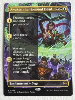 Awaken the Honored Dead (Borderless) R Tarkir: Dragonstorm 383 NM - Image 1