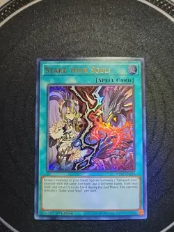 🔥 Yu-Gi-Oh! Stake Your Soul! WISU-EN023 1st Ed Ultra Rare NM 🔥 - Image 1