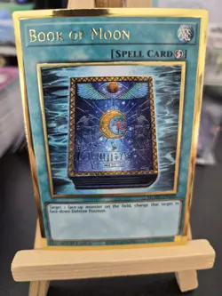 Book of Moon MGED-EN039 Gold Rare 1st Edition NM Yugioh DNA GAMES - Image 1