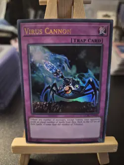 Yugioh! Virus Cannon - LCKC-EN056 - Ultra Rare - Unlimited Edition Near Mint - Image 1