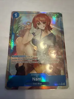 Nami (Alt Art) OP09-050 R Emperors in the New World ONE PIECE Card Game English - Image 1