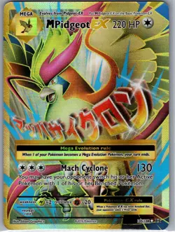 M Pidgeot EX (Full Art) 105/108 XY - Evolutions - Pokemon Card - NM - Image 1