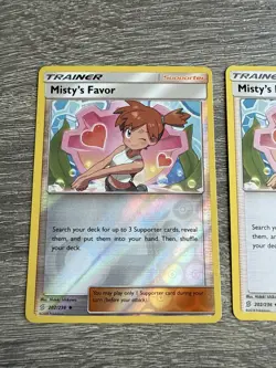 Pokemon- Misty's Favor - Reverse And Regular card - Unified Minds - 202/236 -NM - Image 5