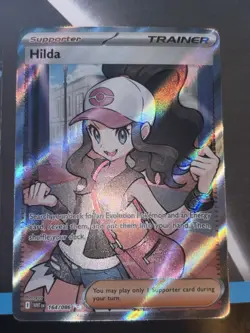 Pokemon TCG Hilda 164/086 Sv: White Flare Holo Card NM Condition - Image 1