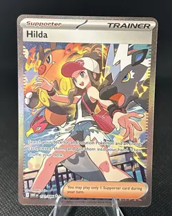 Pokemon TCG Hilda Full Art Trainer White Flare Card 171/086 - Image 1