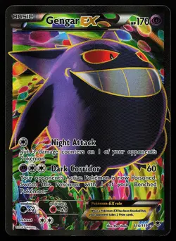 Gengar EX 114/119 Holo Full Art XY Phantom Forces Pokemon Card - Image 1