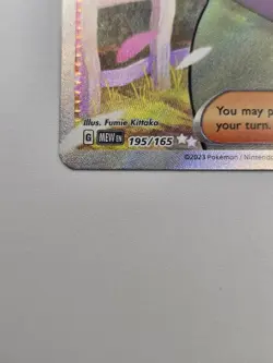 Daisy's Help 195/165 Pokemon Card TCG S&V 151 Full Art Ultra Rare Holo Trainer - Image 2
