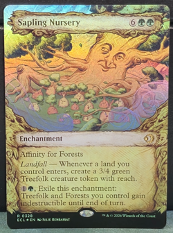 Sapling Nursery R 0328 Rare FOIL SHOWCASE Lorwyn Eclipsed Near Mint Card Game - Image 1