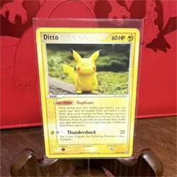 Pokemon Ditto EX Delta Species 63/113 60 HP Thundershock Regular Rare Card - Image 1