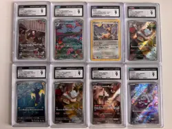 HUGE LOT 34 POKEMON CARDS CGC GRADED PRISTINE 10-8.5 ART RARE JPN ENGLISH MODERN - Image 3