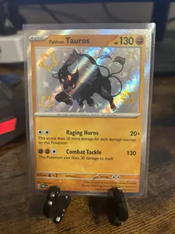Pokemon TCG Paldean Tauros 172/091 Fates Illustration Rare Card in NM Condition - Image 1