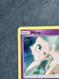 Mew SM215 Black Star Promo Holo Pokemon Card NM - Image 4