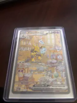 Pokemon TCG Alakazam EX 151 Holo Card Scarlet & Violet 201/165 - Image 1