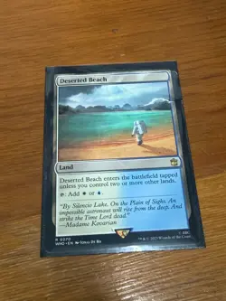 Deserted Beach 0270 Non Foil Rare Doctor Who Commander MTG Near Mint - Image 1