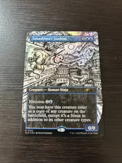 Foil Sakashima's Student TMNT Secret Lair MTG – Kevin Eastman Art – Near Mint - Image 2