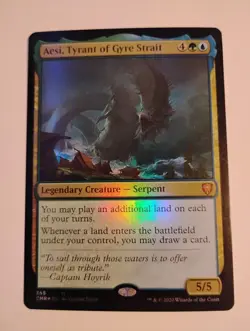 Aesi, Tyrant of Gyre Strait Commander Legends MTG Foil NM - Image 1