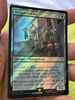 Magic MTG Final Fantasy Collector's Commander Surge Foil Tireless Tracker SP FFX - Image 1
