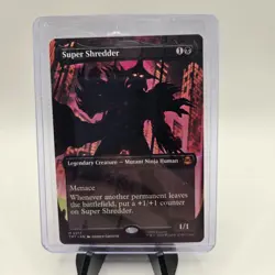 Super Shredder (Borderless) 0217 TMT Teenage Mutant Ninja Turtles TMNT NM/M MTG - Image 2